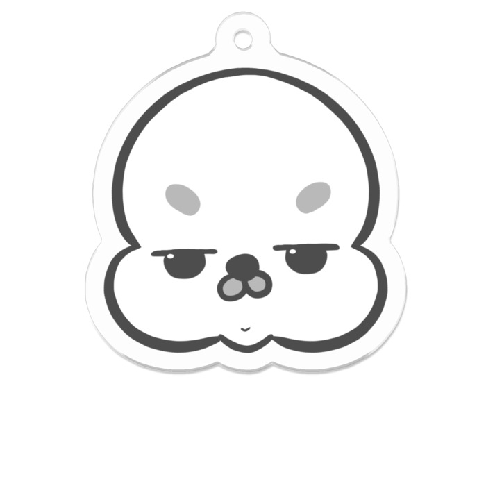 アクリルキーホルダー - 50 x 50 (mm)