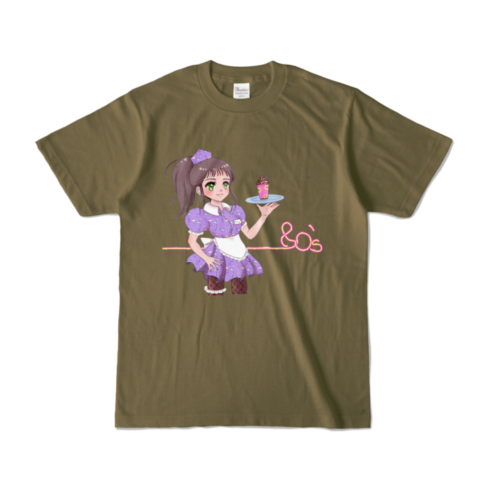 カラーTシャツ - S - オリーブ (濃色)