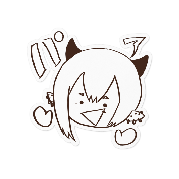 ステッカー - 100 x 100 (mm)