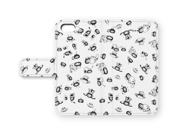手帳型iPhoneケース - iPhone5