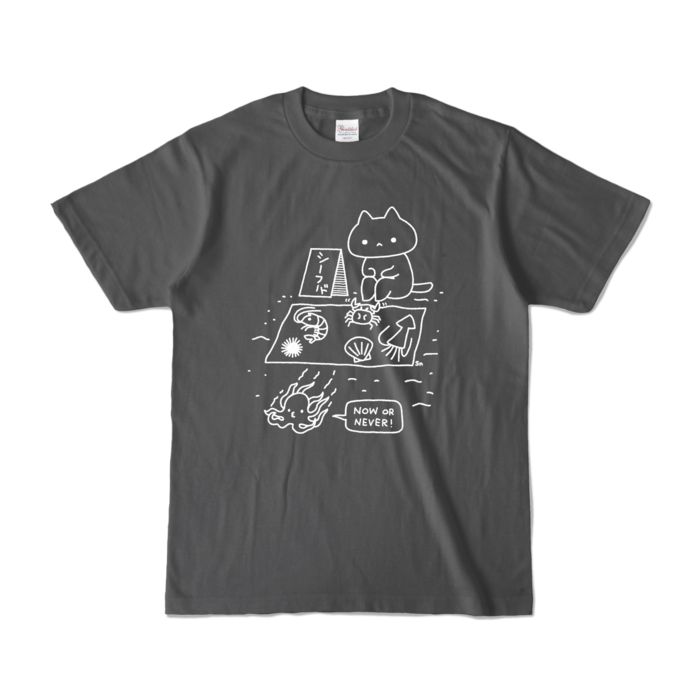 カラーTシャツ - S - チャコール (濃色)