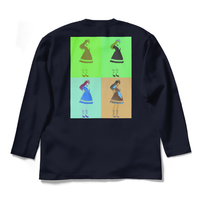 ロングスリーブTシャツ - L - ネイビー