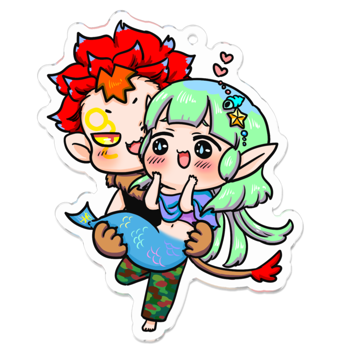 アクリルキーホルダー - 70 x 70 (mm)