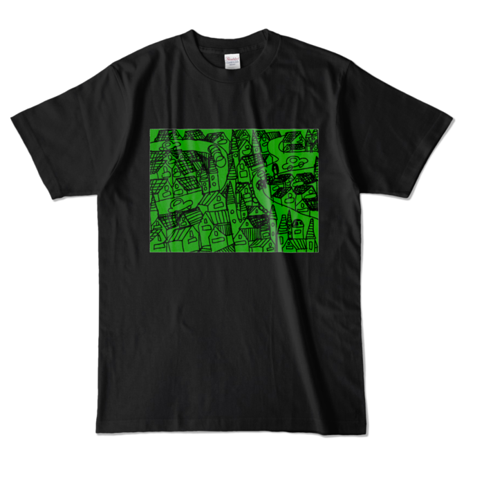 カラーTシャツ - L - ブラック (濃色)