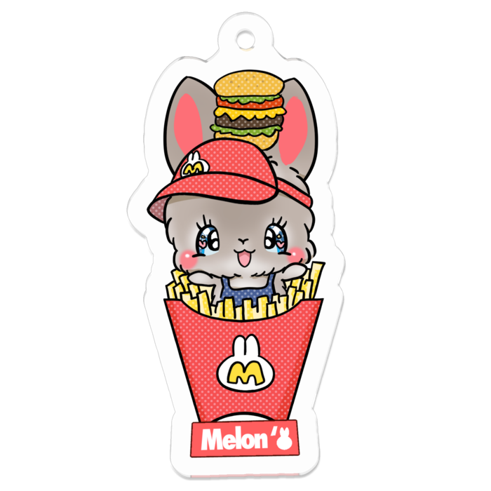 アクリルキーホルダー - 50 x 50 (mm)