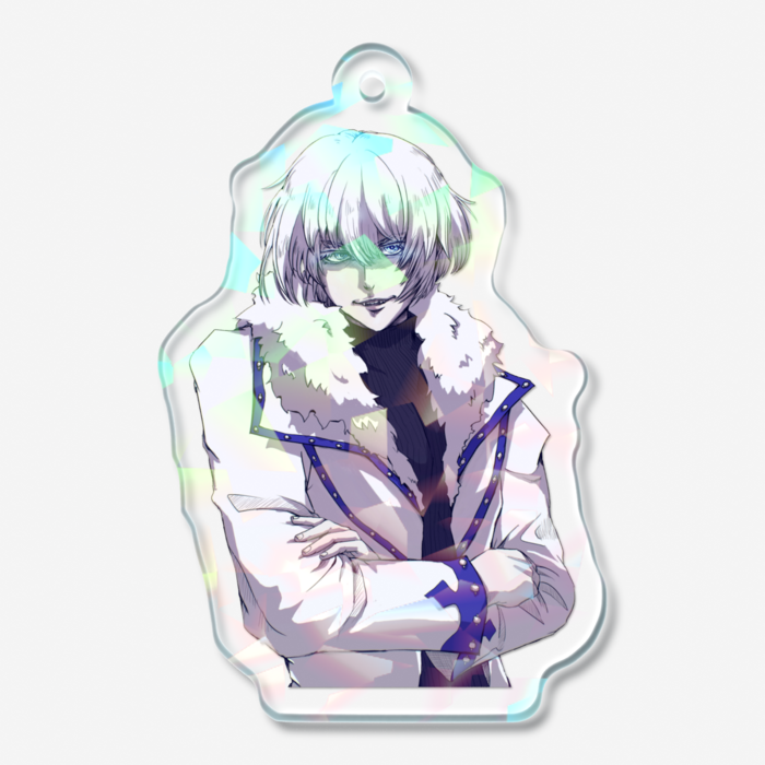 ホログラムアクリルキーホルダー - 50 × 50mm