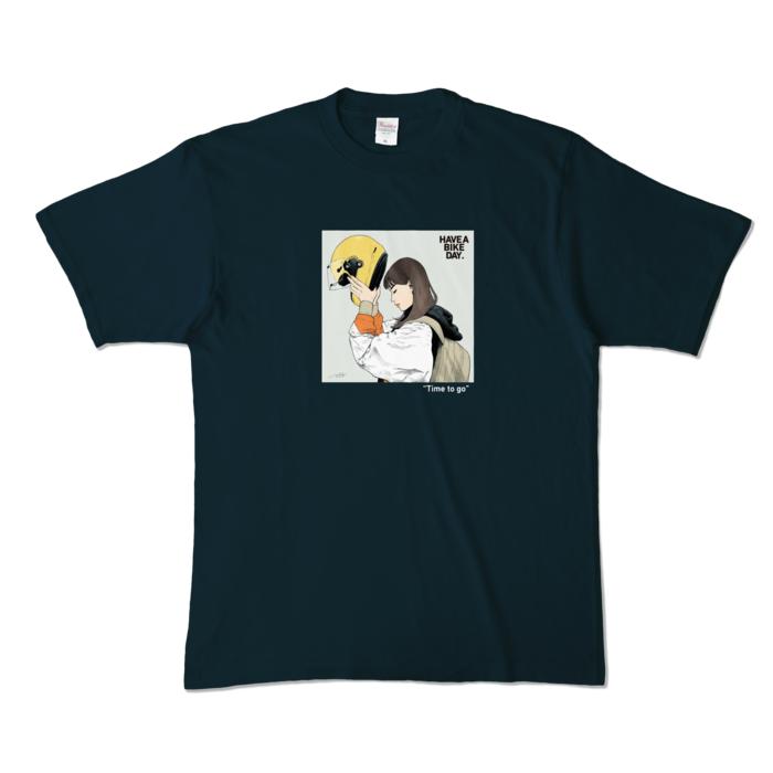 カラーTシャツ - XL - ネイビー (濃色)