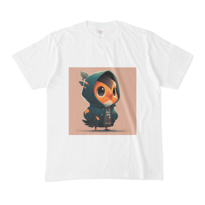 Tシャツ - M - 白(鳥）