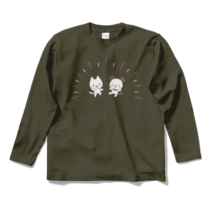 ロングスリーブTシャツ　アーミーグリーン　S