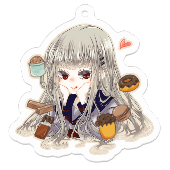 アクリルキーホルダー - 50 x 50 (mm)