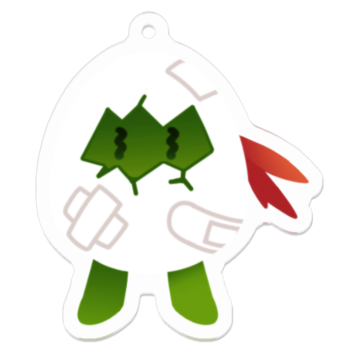 アクリルキーホルダー - 50 x 50 (mm)