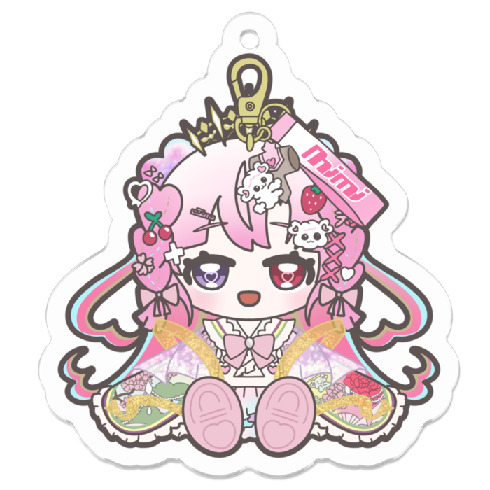 アクリルキーホルダー - 50 x 50 (mm)