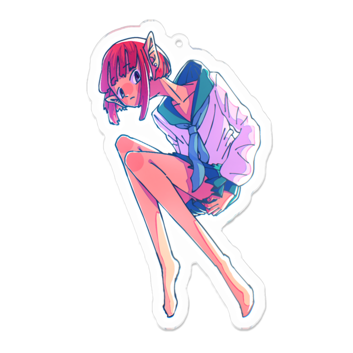 アクリルキーホルダー - 100 x 100 (mm)