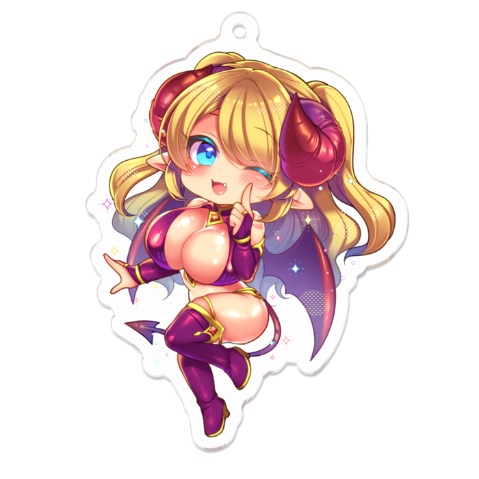 アクリルキーホルダー - 70 x 70 (mm)