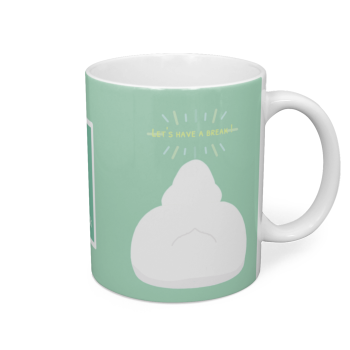 マグカップ - 直径 8 cm / 高さ 9.5 cm