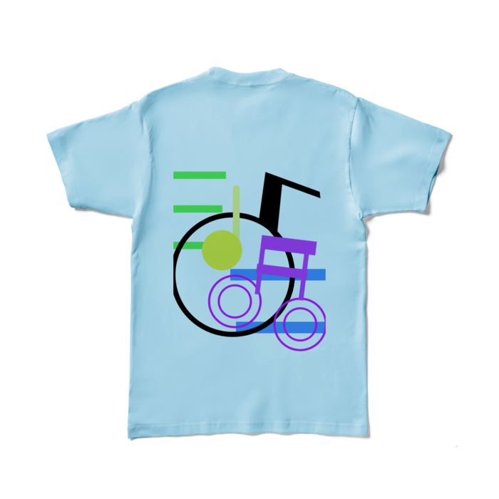 カラーTシャツ - L - ライトブルー (淡色)