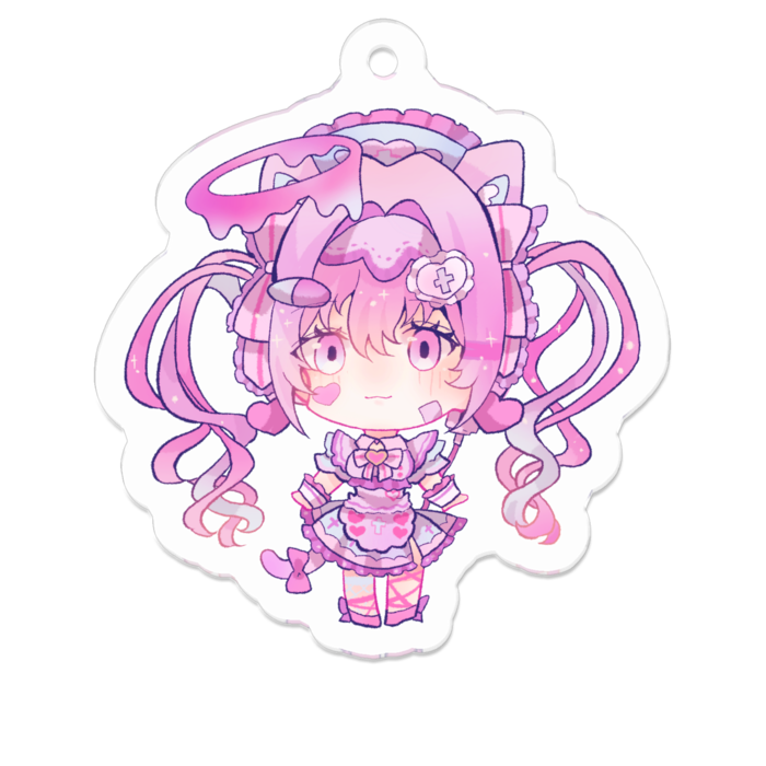 アクリルキーホルダー - 50 x 50 (mm)