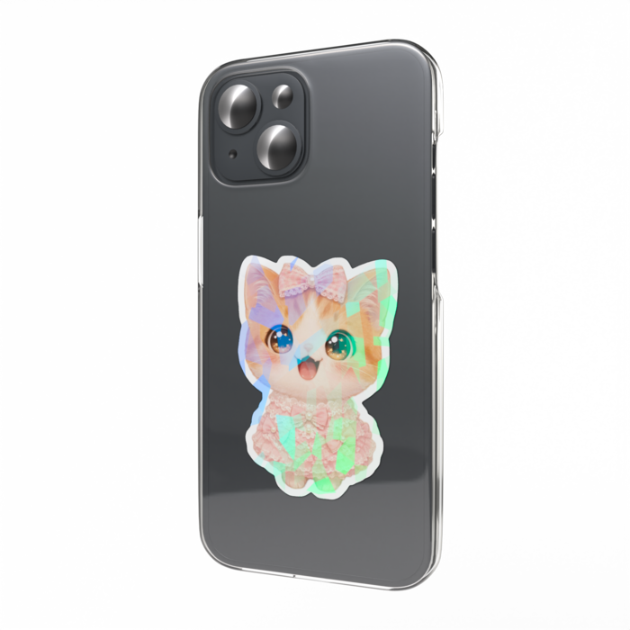 ホログラムスマホステッカー - 縦