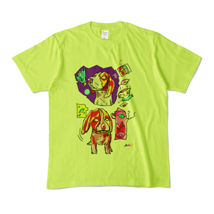 カラーTシャツ - M - ライトグリーン (淡色)