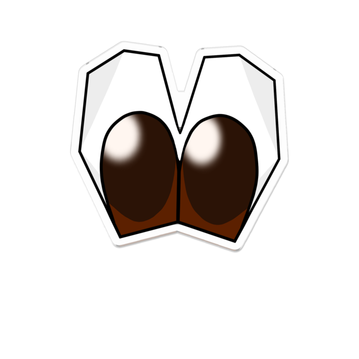 アクリルバッジ - 70 x 70 (mm)