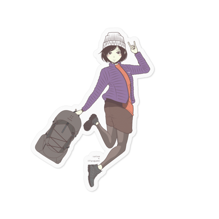 ステッカー - 100 x 100 (mm)