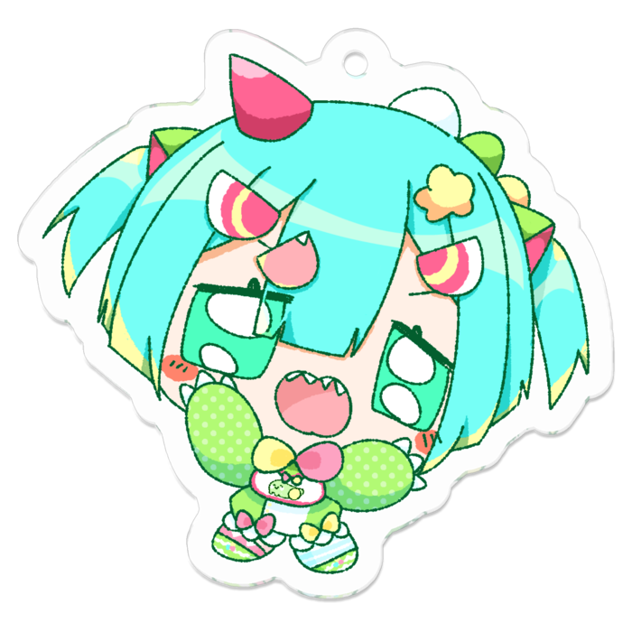 アクリルキーホルダー - 50 x 50 (mm)