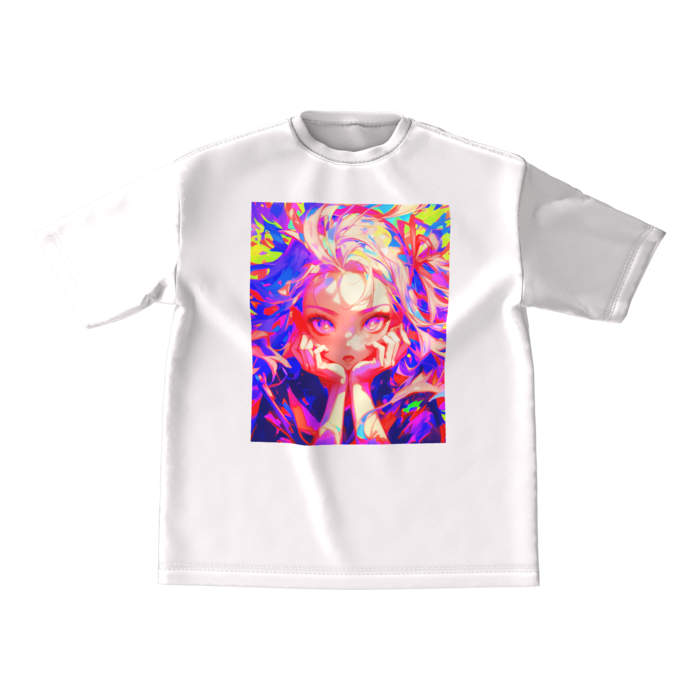 ビッグシルエットTシャツ (ホワイト) - M -