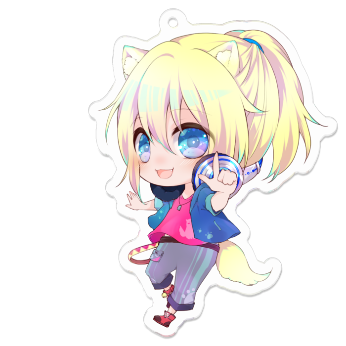 アクリルキーホルダー - 70 x 70 (mm)