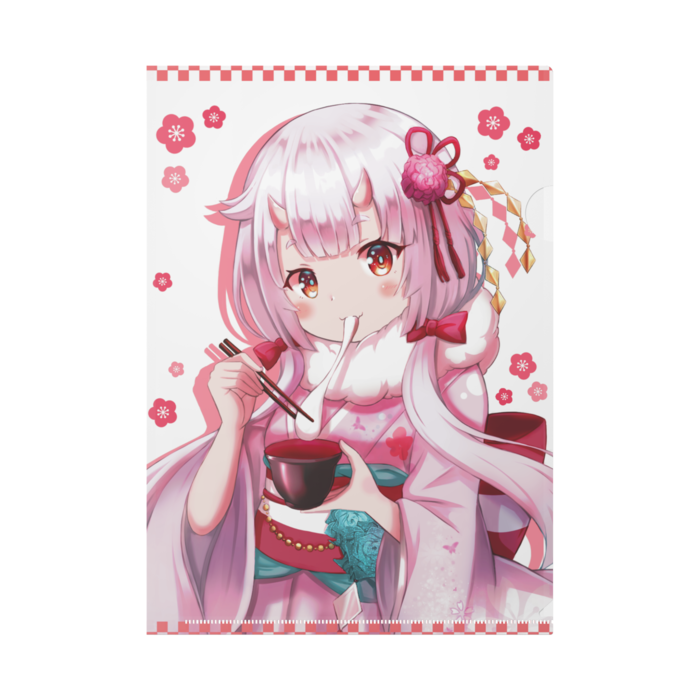 羽柴紅魅 正月衣装 クリアファイル 羽柴紅魅 公式ショップ Booth