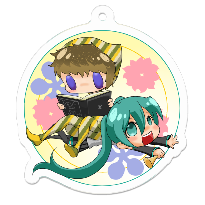 アクリルキーホルダー - 50 x 50 (mm)