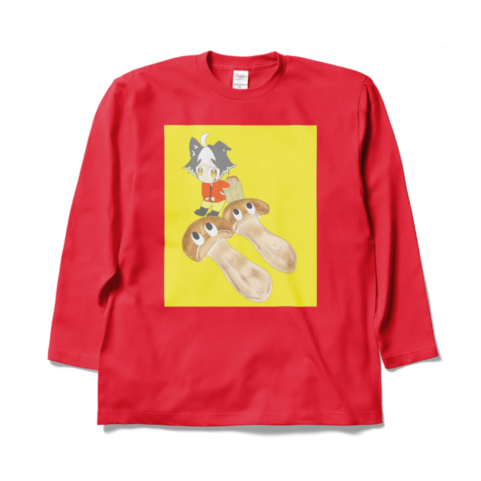 ロングスリーブTシャツ - XL - レッド
