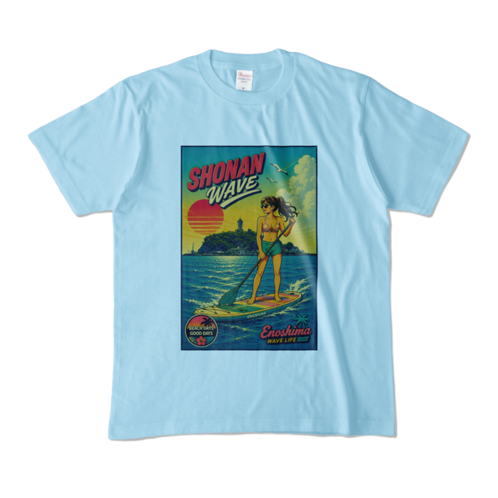 カラーTシャツ - M - ライトブルー (淡色)