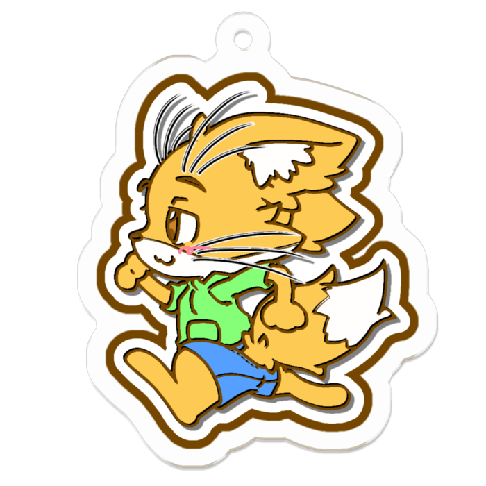 アクリルキーホルダー - 50 x 50 (mm)