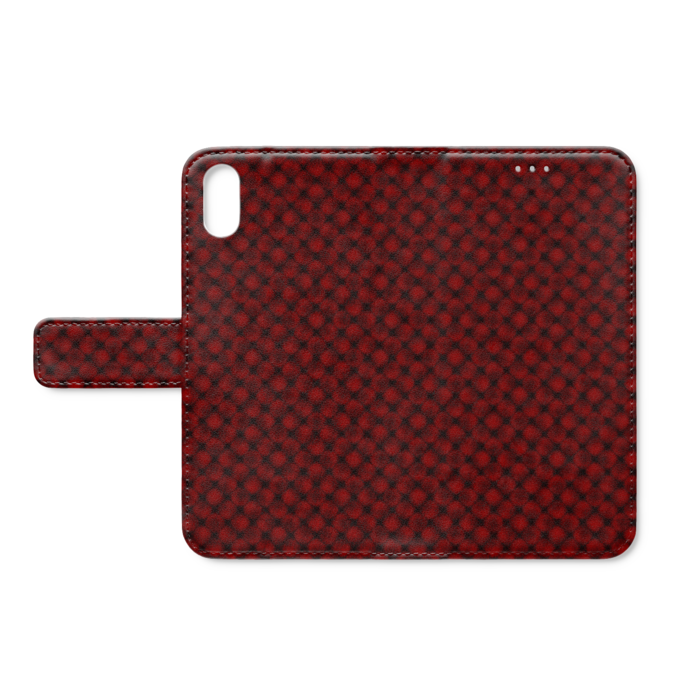 【Fuwa-Flower(R)】手帳型iPhoneケース - iPhone XS / X - ストラップ穴 なし