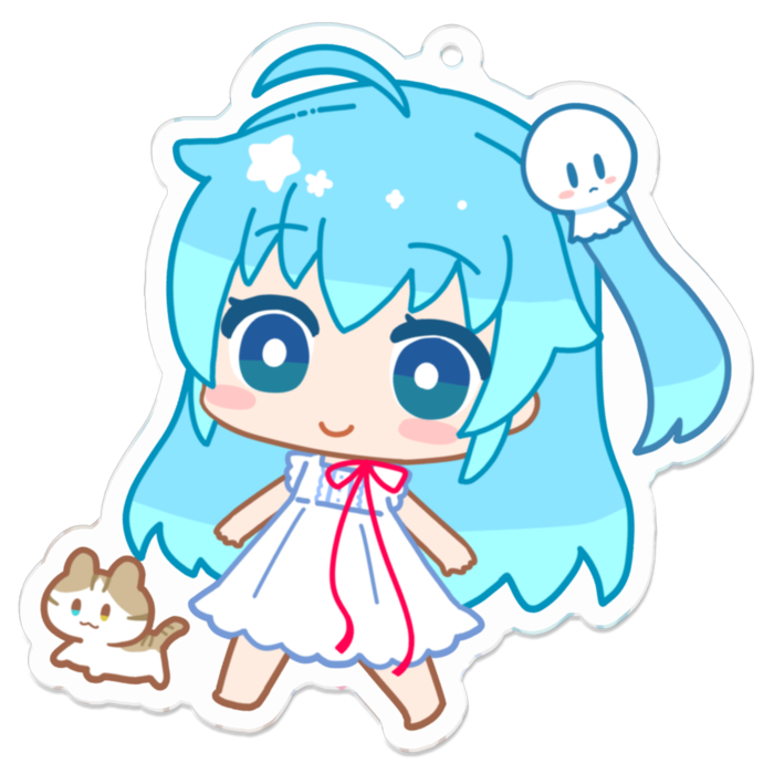 アクリルキーホルダー - 70 x 70 (mm)