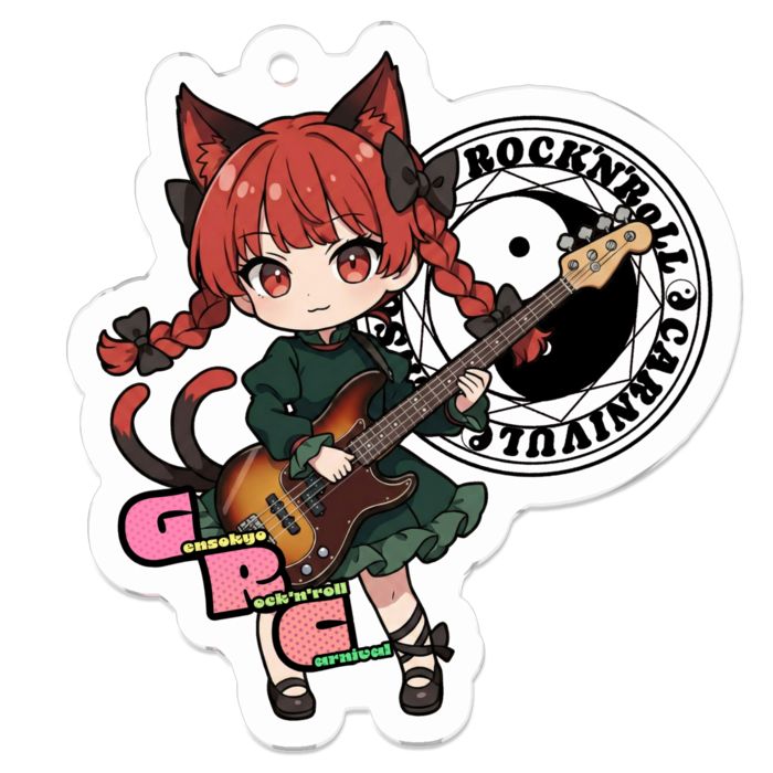 アクリルキーホルダー - 50 x 50 (mm)