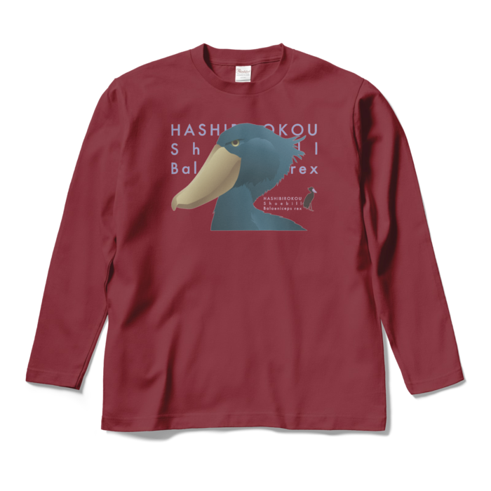 ロングスリーブTシャツ - M - バーガンディ