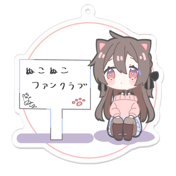 アクリルキーホルダー - 70 x 70 (mm)