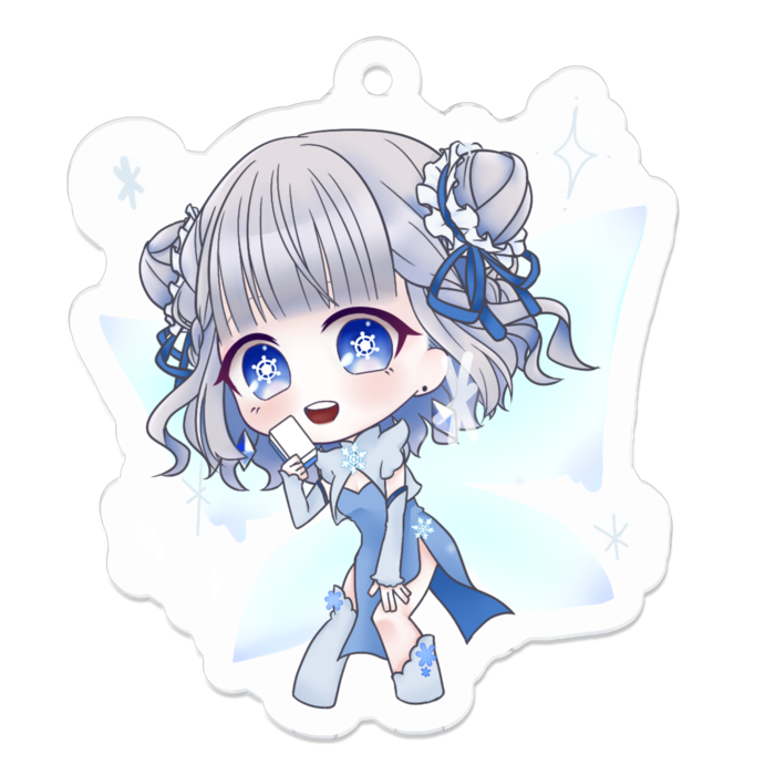 アクリルキーホルダー - 50 x 50 (mm)