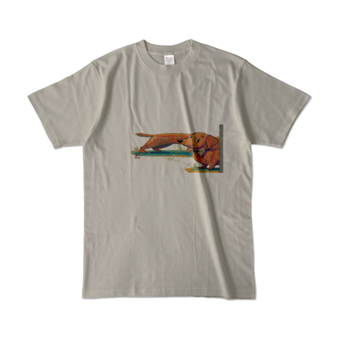 カラーTシャツ - L - シルバーグレー (淡色)