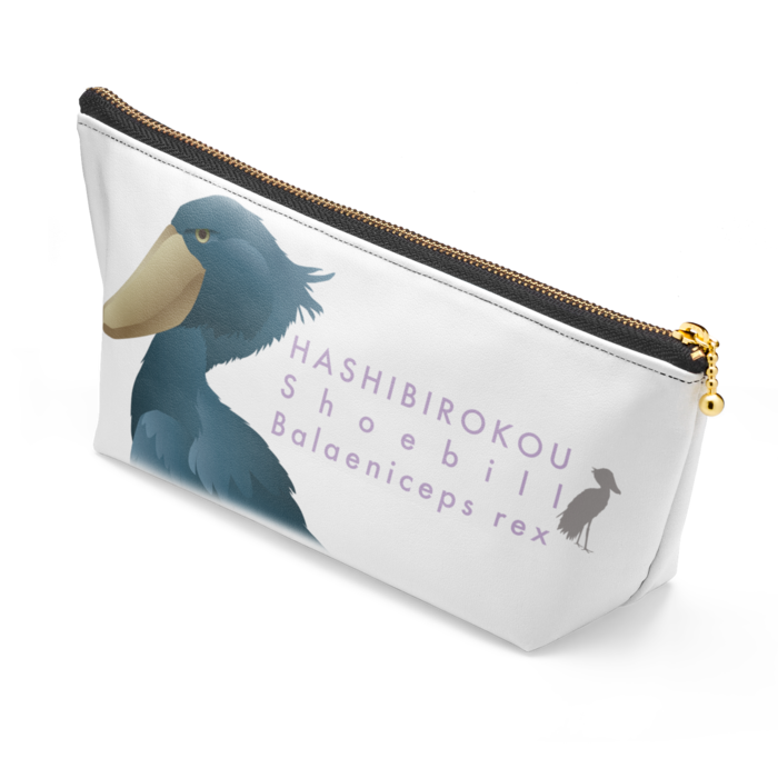 ポーチ - 長さ21.5cm / 高さ10cm - ブラック