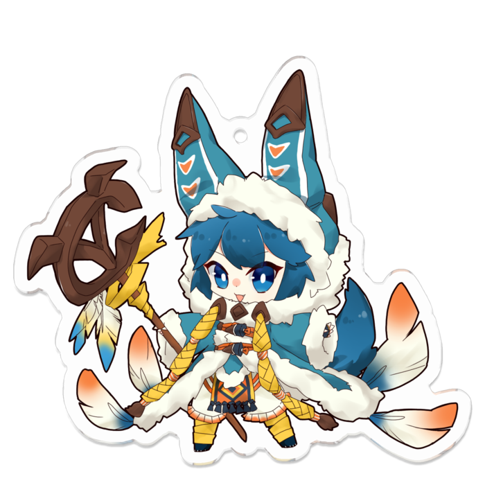 アクリルキーホルダー - 70 x 70 (mm)