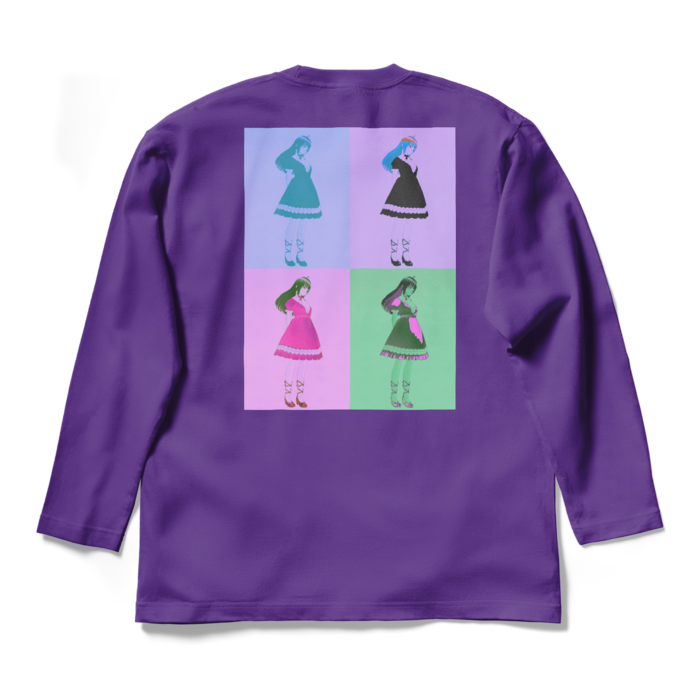 ロングスリーブTシャツ - L - パープル