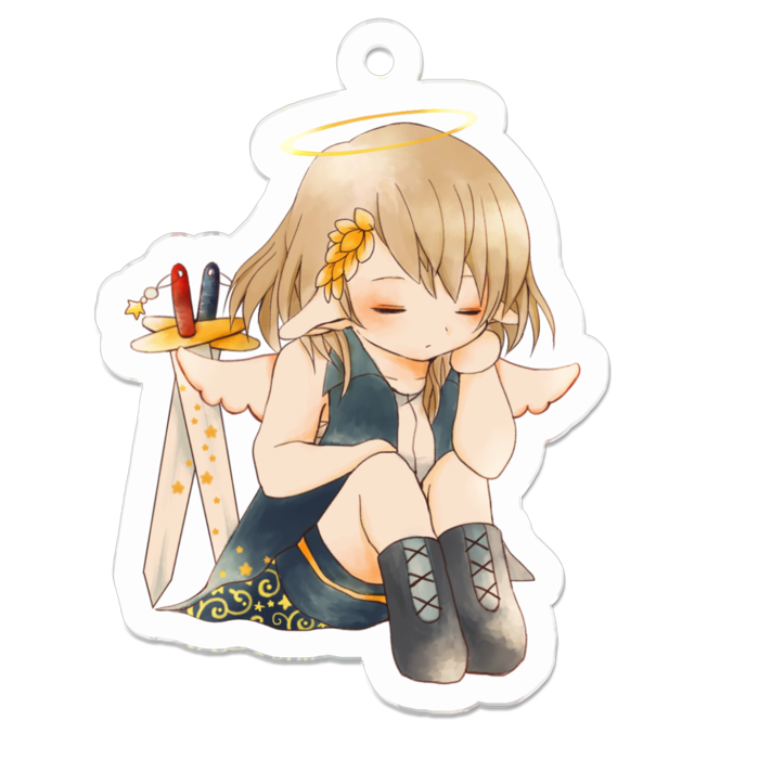 アクリルキーホルダー - 50 x 50 (mm)