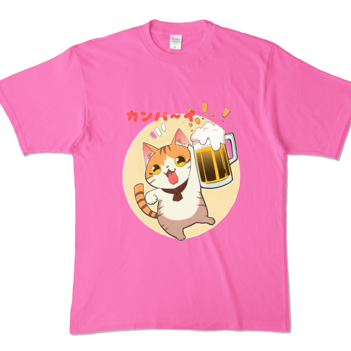 カラーTシャツ - XL - ピンク (濃色)