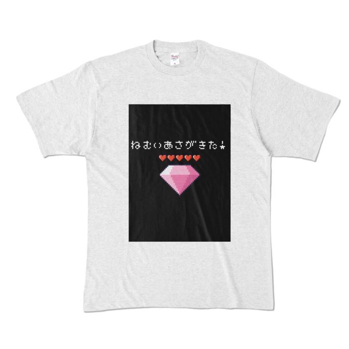 カラーTシャツ - XL - アッシュ (淡色)