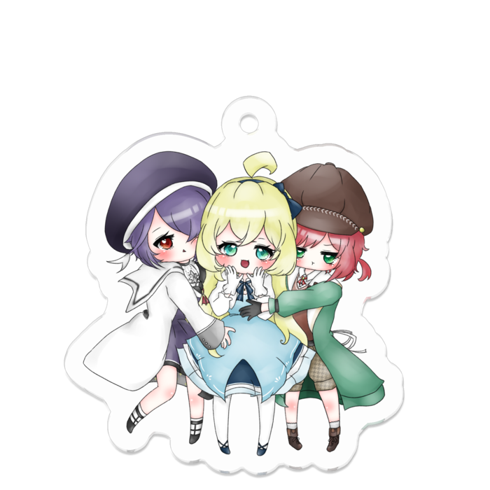 アクリルキーホルダー - 50 x 50 (mm)