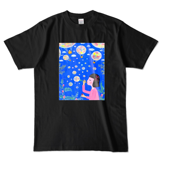 カラーTシャツ - L - ブラック (濃色)