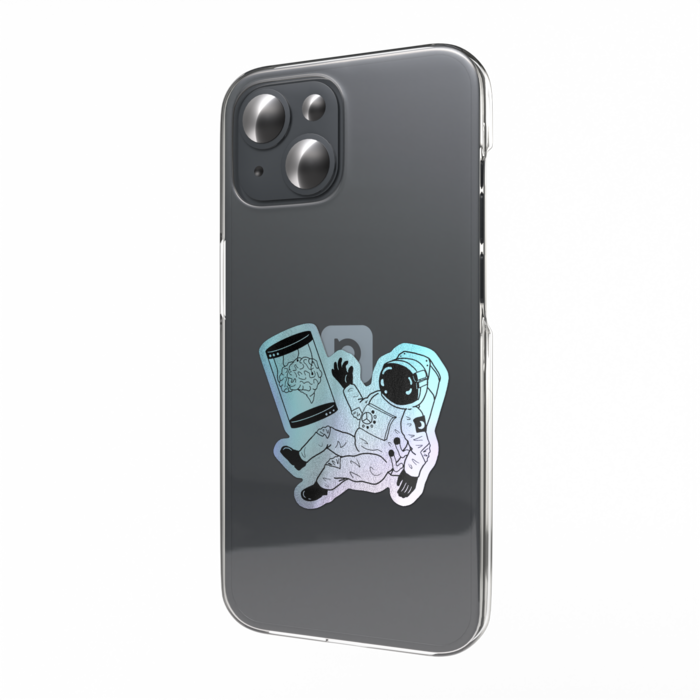 オーロラスマホステッカー - 縦