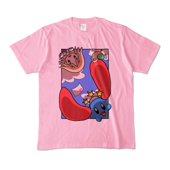 カラーTシャツ - M - ピーチ (淡色)